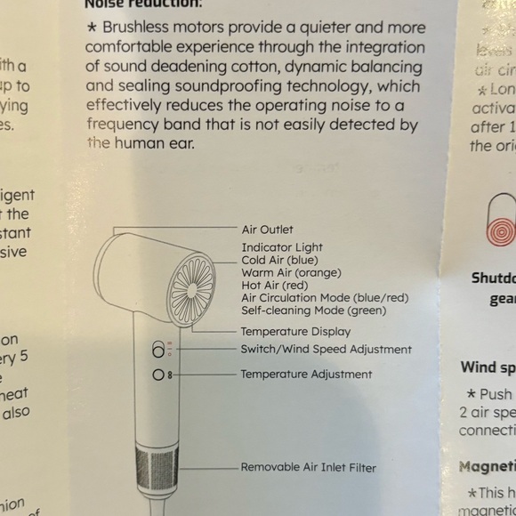 High speed hair  dryer NWT - Picture 8 of 8
